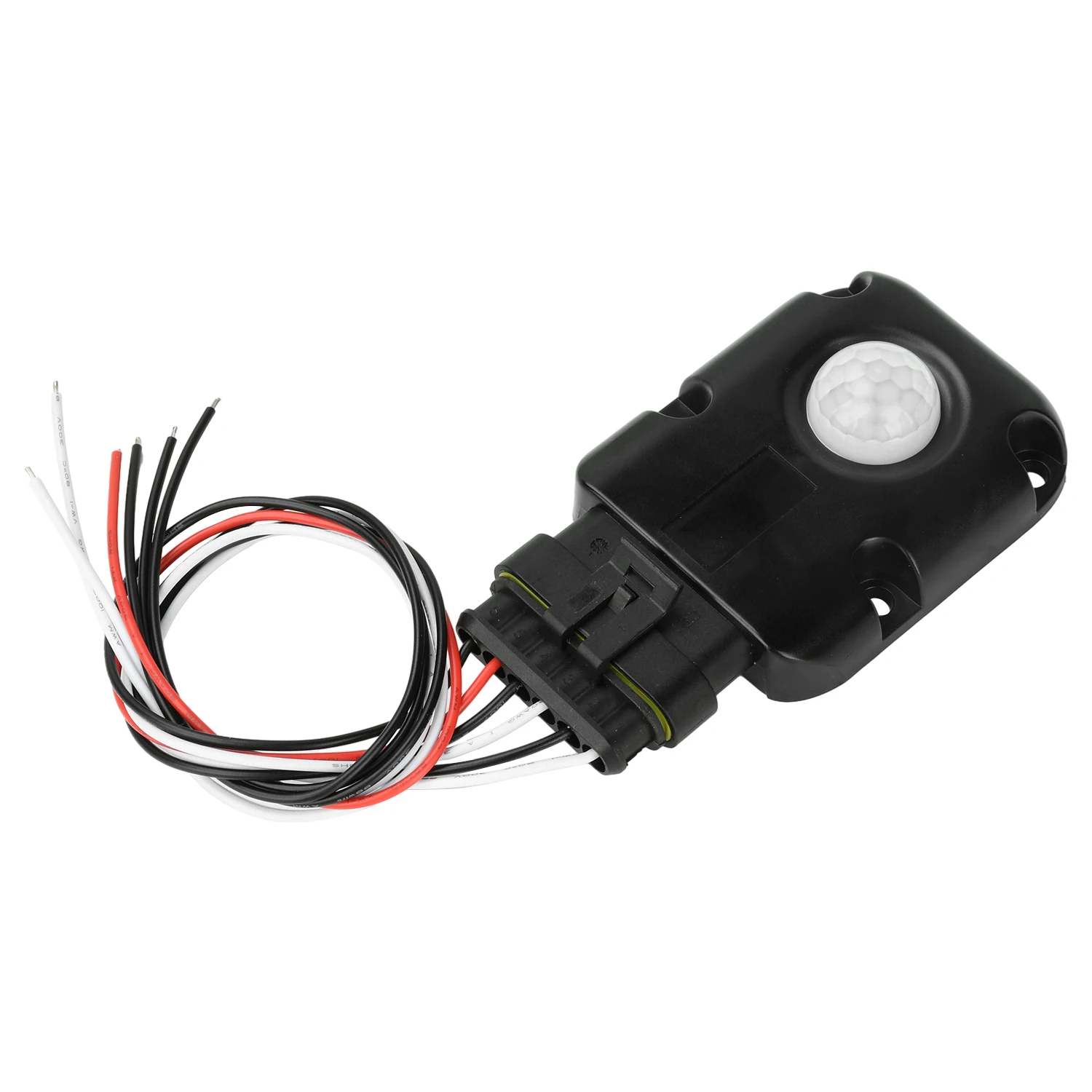 Hareket Sensörü Anahtarı Dış Mekan Tipi, IP67 Su Geçirmez Kızılötesi İnsan Algılama Özellikli, Bahçeler, Garajlar, Verandalar için 30 Saniye Gecikmeli