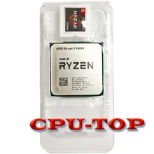 Processeur AMD Ryzen 5 5600X, 3.7 GHz, 6 cœurs, 12 threads, 65W, L3 32 mo, Socket 100 – 000000065, AM4, sans ventilateur