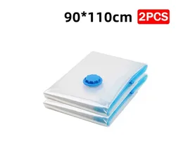 Space-Saving Vacuum Storage Bags with Compression Seal (2PC 90X110CM)