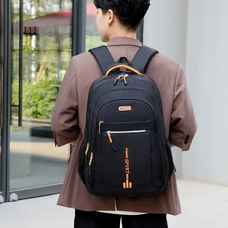 Men's Backpack Oxford Business Computer Bag Waterproof Backpack Leisure Travel Backpack High School Student Backpack For Man