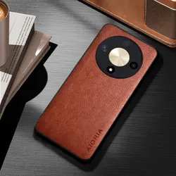 Elegant Fashion PU Leather Case - Premium Business Style Durable Cover for X6d (Brown)