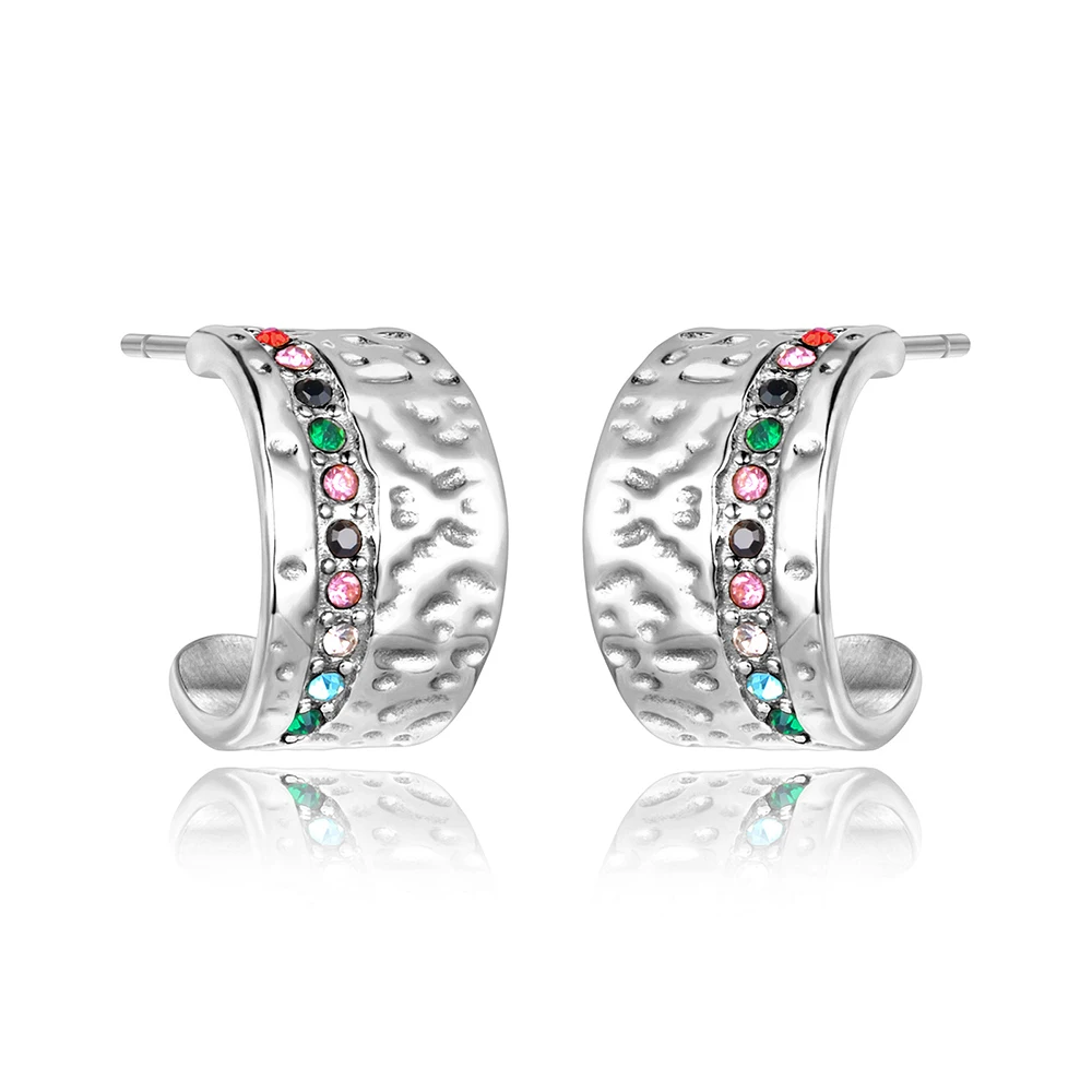 JeeMango Vintage-Ohrringe aus natürlicher Muschel, 18 Karat vergoldeter Edelstahl, für Damen, elegante Persönlichkeit, geometrisch geformt, E26057 – Detail 11