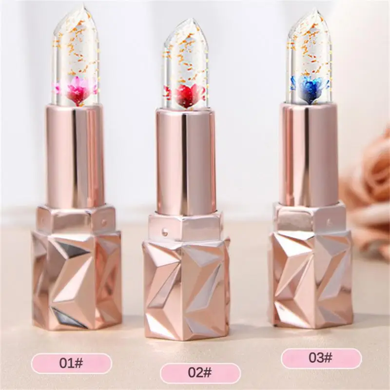 

Jelly Texture Moisturizing Lasting Lipstick Hydrating And Moisturizing Gentle Care Thermostatic Lipstick Beauty And Health