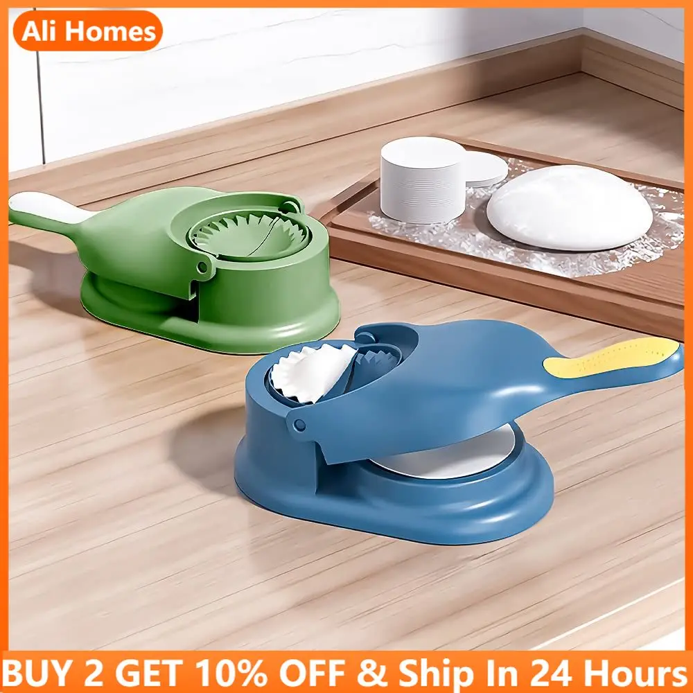 Acheter Kit De Presse à Emballer Les Boulettes 2 En 1, Machine à Mouler La Pâte à Boulettes Manuelle, Gadget De Cuisine, Outil De Cuisson Pour Tarte Aux Pommes