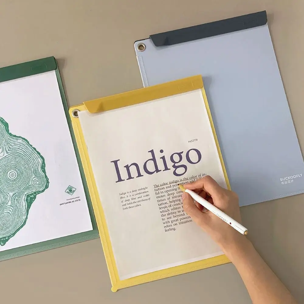 

Memo Clipboard A4 Writing Clipboard Paper Folder File Organizer A4 File Folder Document Folder Writing Pad A4 Paper Organizer