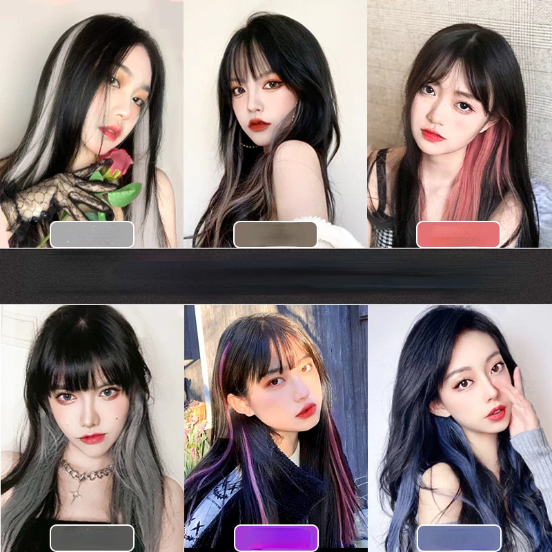 Clip di estensione dei capelli da 60cm In parrucchino lungo dritto appeso Clip per parrucca estensione dei capelli sintetici accessori per capelli forcina per capelli - immagine 4
