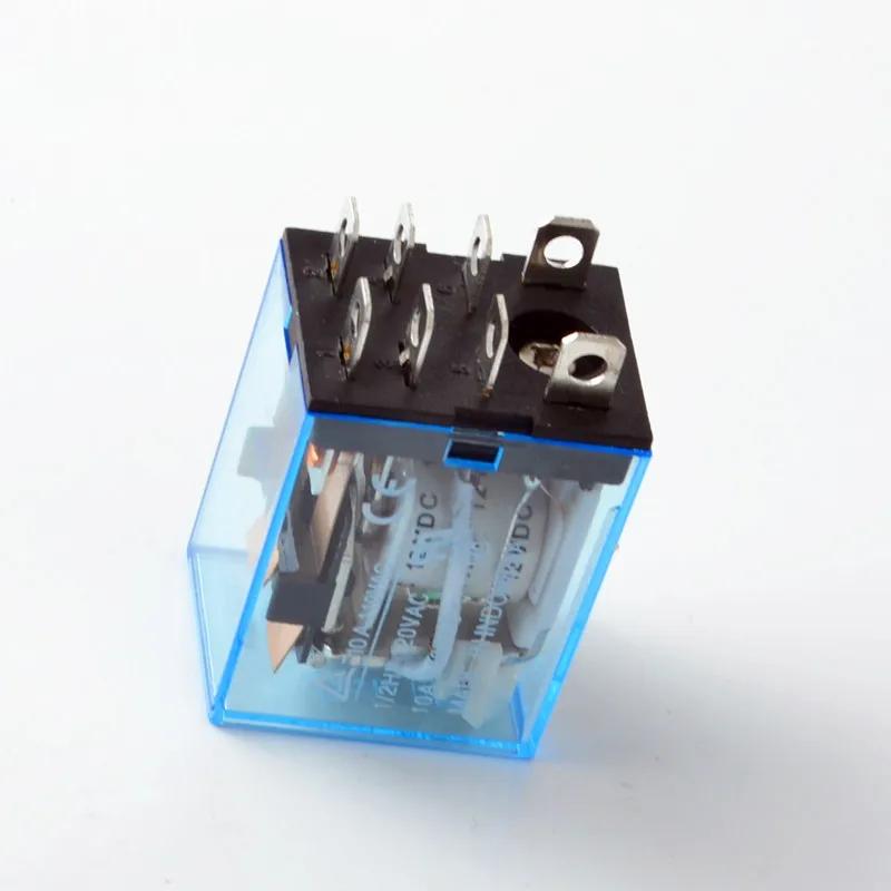 10a Relay 8 Pins,dpdt,silver Alloy Contacts,12v/24v/48v/110v/220v