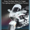 1:11 Honda Gold Wing GL800 2021 Motorcycle Model Toy Car Linkage Steering Shock Absorption Motorbike Models Boys Birthday Gifts 3