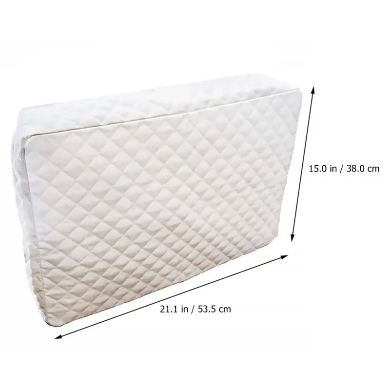 Housse De Protection Pour Climatiseur Mural - Taille Ajustable 80-103cm, 100% Polyester, Anti-poussière Et Décoration Murale (Beige) - 10