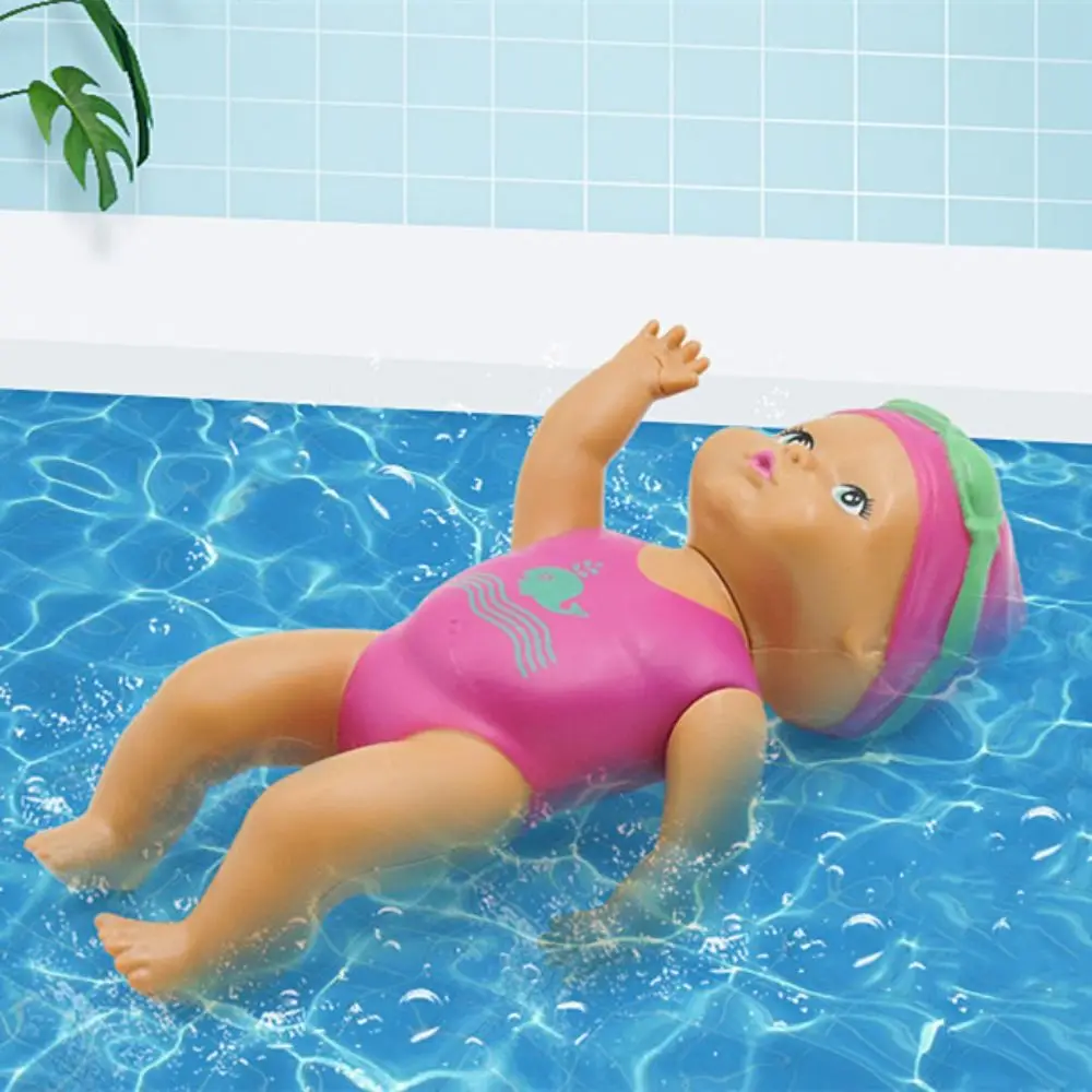 

Кукла плавающая Windup из АБС-пластика, забавная имитация заднего хода, заводная работа, искусственная вода, игра в свободном стиле, детская игрушка для ванны для детей