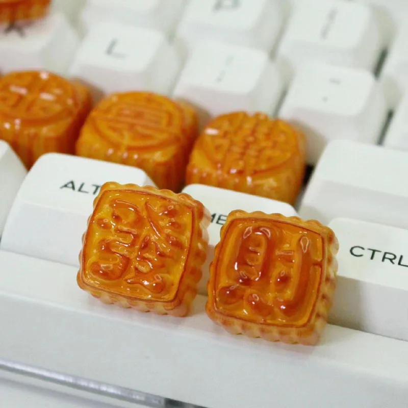 

Handmade Customized Mooncake Keycap Backlit Game Cross Axis Mechanical Keyboard ESC Cherry MX Axis Gift Customized Keycap