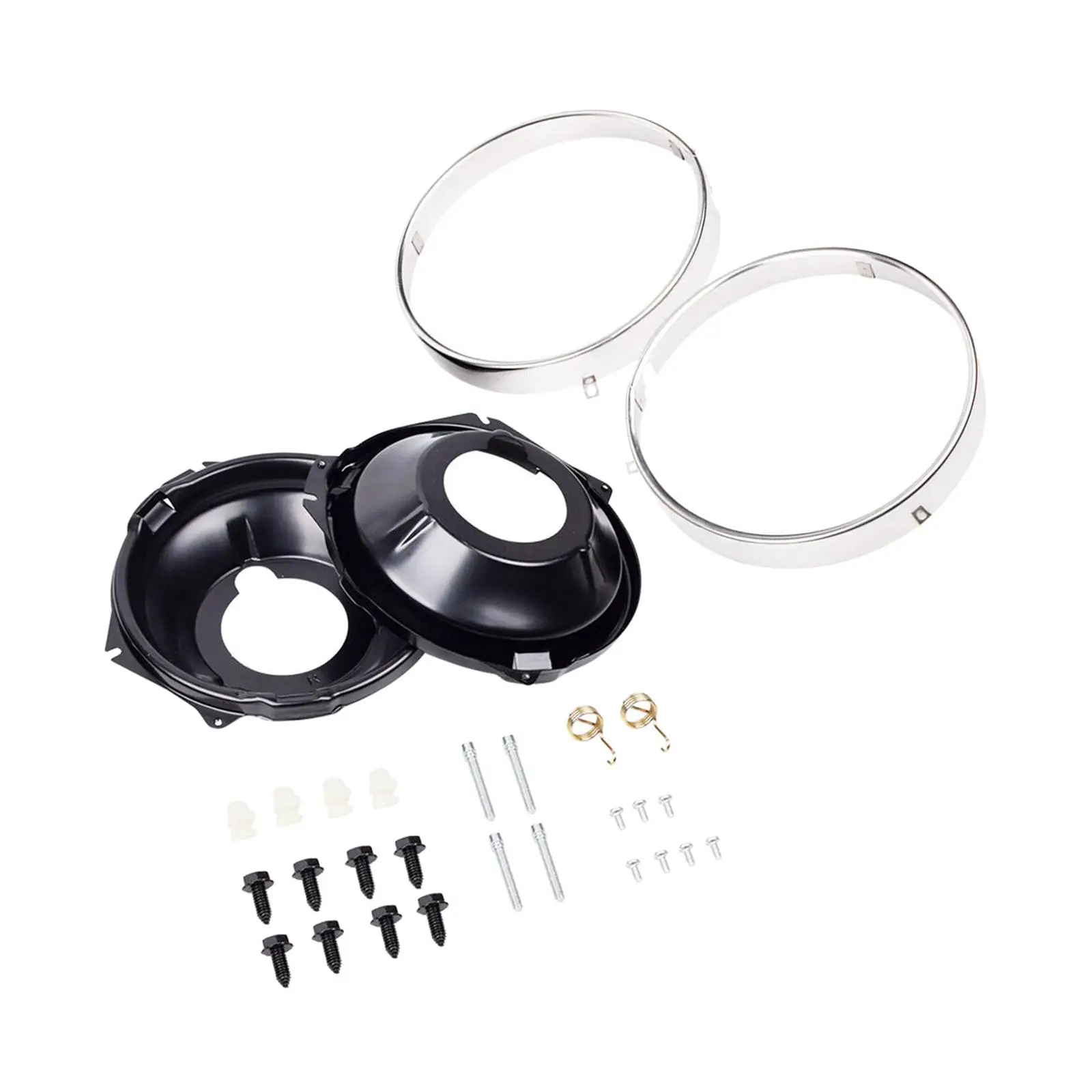 

28 Pieces Headlamp Retaining Ring Mounting Bucket Spare Parts Replaces Stainless Steel for Chevrolet Monte Carlo 1970