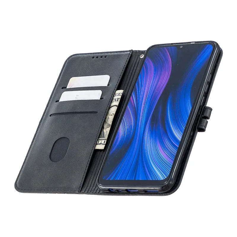 Leather Flip Wallet Phone Case for Xiaomi Redmi 9 - Premium Protective Cover