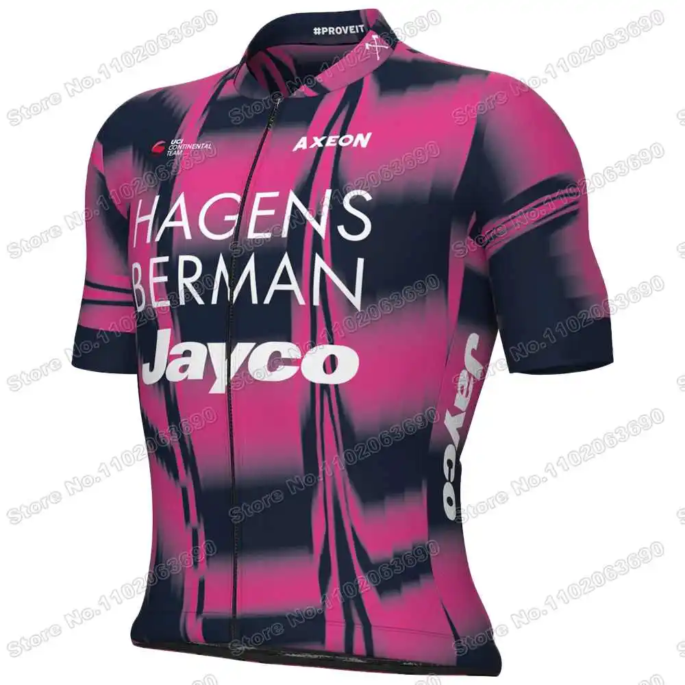 Hagens Berman Jayco Cycling Jersey Set Men Cycling Clothing Summer Short Sleeve Kit Road Bike Shirt Suit Bicycle Bib Shorts
