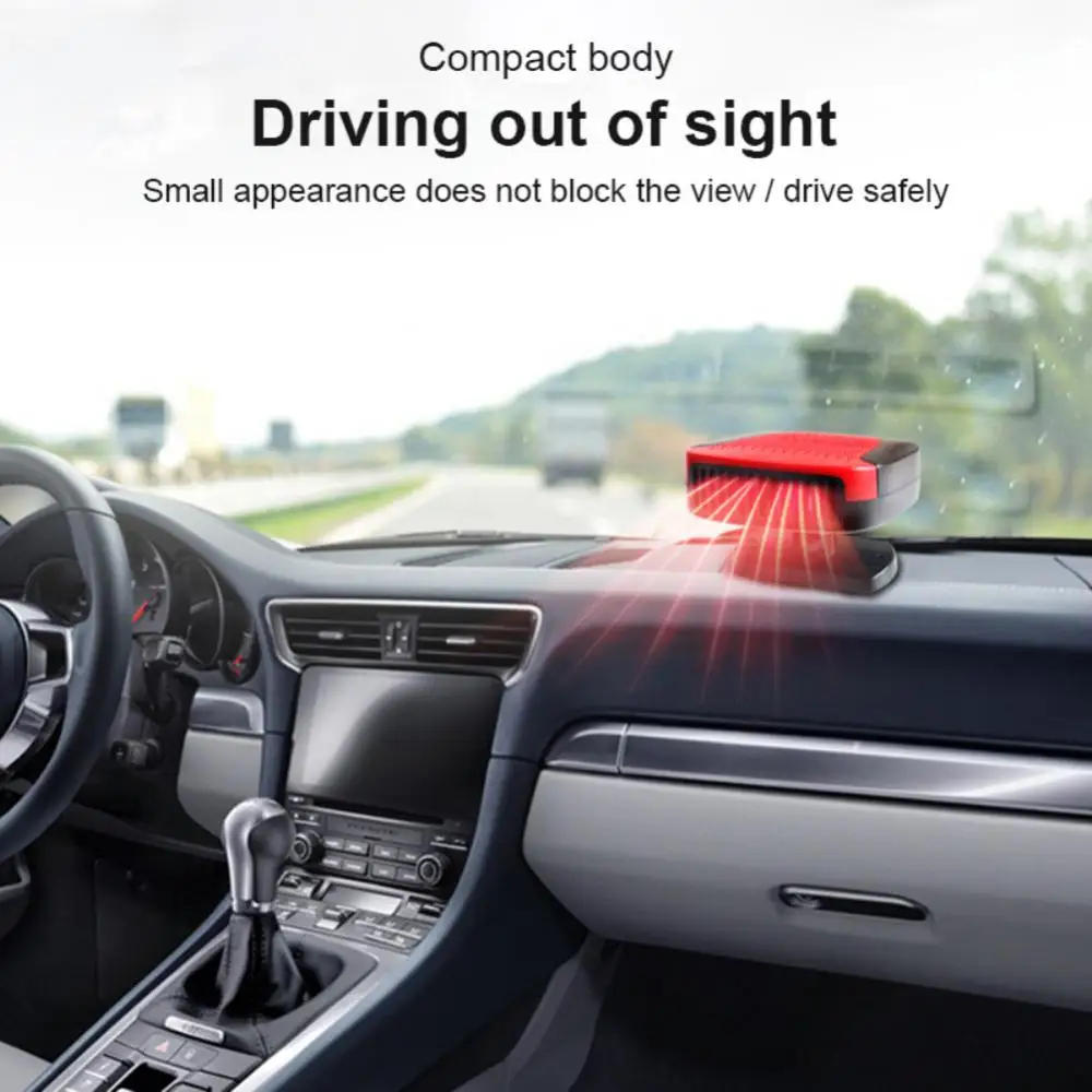 

Car Heater, Portable Car Heater 12V 150W Car Windshield Defogger Fast Heating & Cooling Fan 2 in 1 Modes Car Heater
