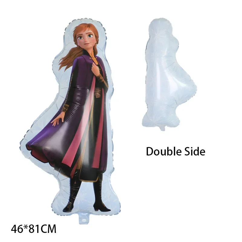 thumbnail image 1 of Decoraciones para fiesta de cumpleaños de Frozen de Disney, juego de globos temáticos de princesa Anna Elsa, vajilla desechable, pancarta, caja de dulces Frozen, 1 of 5