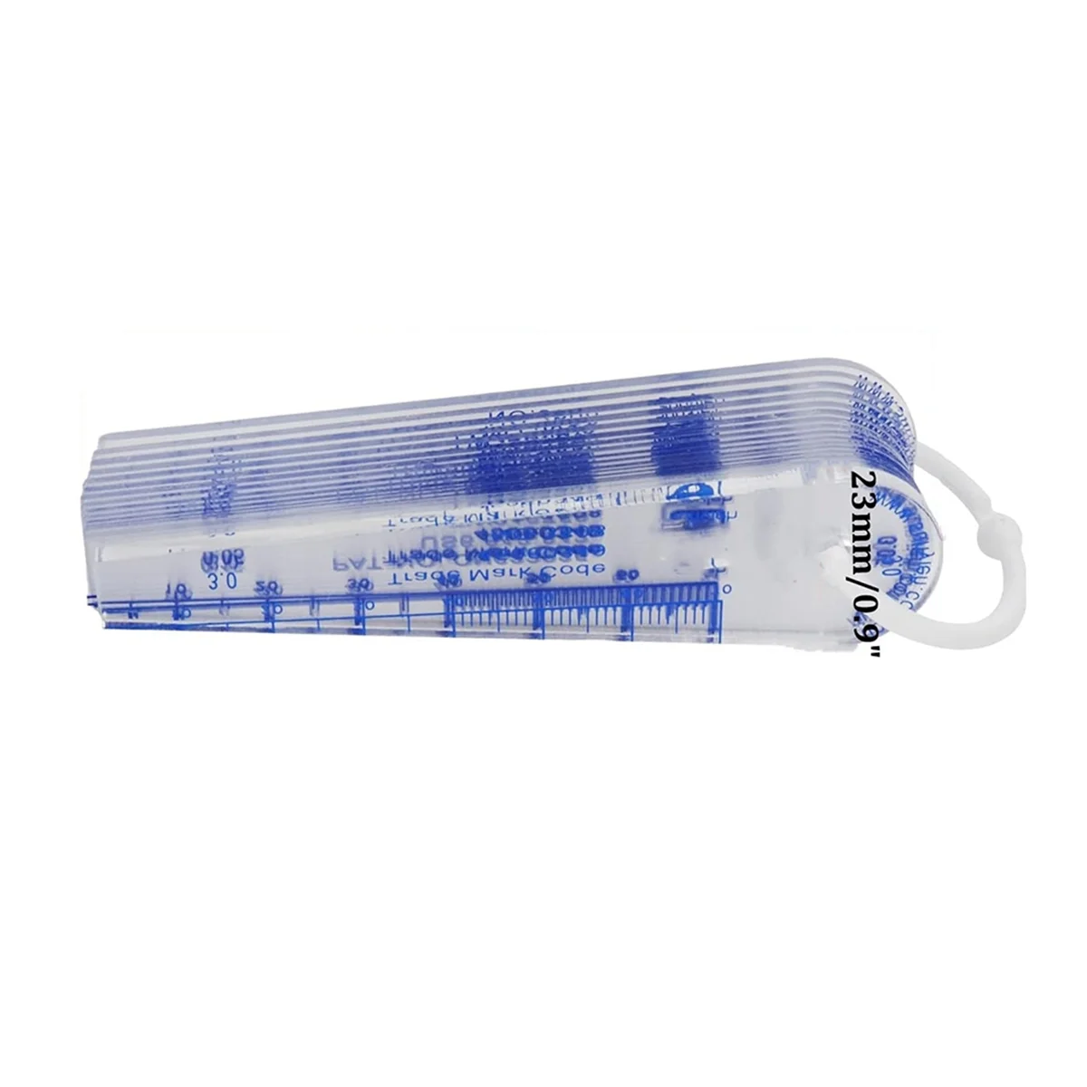 최신 플라스틱 필러 게이지 0.05mm  3mm 미터법 간격 측정 도구 21 리프