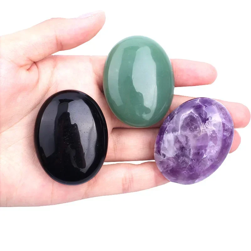 natural wood round witchcraft altar board star crystal ball stand divination wooden energy stone base healing meditation display Natural Jade Energy Stone Volcano Hot  Scraping Board Beauty SPA Back Essential Oil Health Massage  Apply