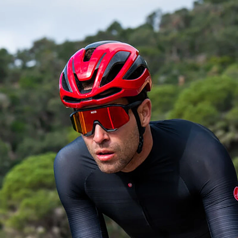 Elemnto casco da bici ferro aerodinamico ciclismo su strada, ghiaia e Mountain Bike, casco da ciclismo Cyclocross Bike Halmet for Man