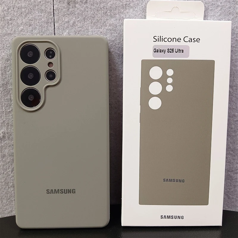 Solid Color Liquid Silicone Shockproof Back Cover