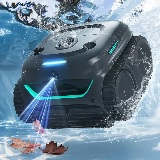 Robot Swimming Pool Cleaner Wireless WYBOT C2V / OS900V APP Self-Learning Visual 80° Dual-layer Filtration 180 mins Runtime 200㎡ 2