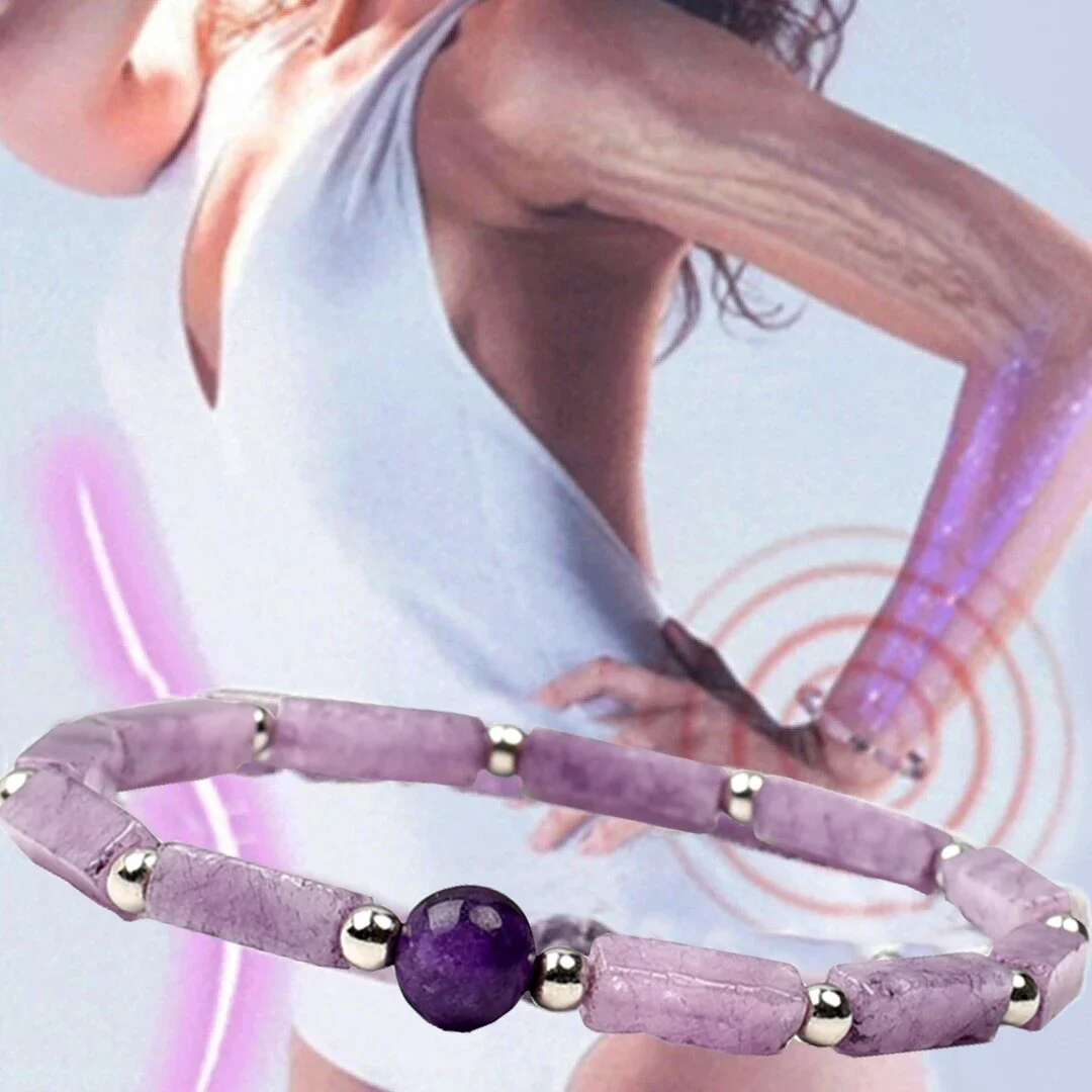 Natural Amethyst Body-purify Slimming Bracelet Image 5