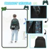 Meetbelify Backpack for Boys Backpacks for Elementary Preschool Students Kids School Cute Backpack with Lunch Box and Penbag 4