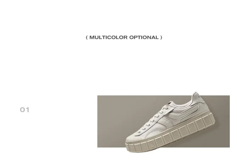 Description Picture 3 of itemXtep Chocolate π Skateboarding Shoes For Men 2024 Spring Lace Up Men's Sports Shoes Low Top Casual Outdoor Shoes 876119310011