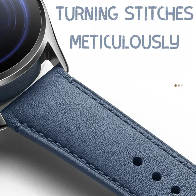 Premium Original Leather Strap - Universal 22MM Cowhide Band