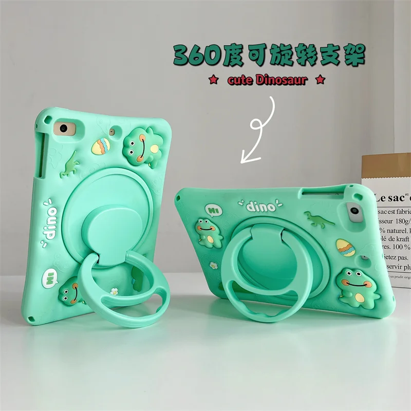 Capa de Silicone para Crianças Capa para Ipad 9.7 5th 6th 10.2 7th 8th 9th 10 10th Gen Air 10.9 Pro 11 - Imagem 5