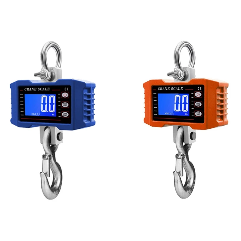 

1Set 1000Kg Digital Hanging Scale Industrial Heavy Duty Crane Scale Fit For Farm,Factory,Construction