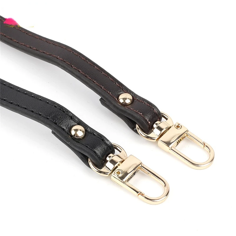 Brand High Quality PU Leather Crossbody bag Strap Black 105~127CM Luxury Adjustable Fashion Shoulder Strap Bag Accessories