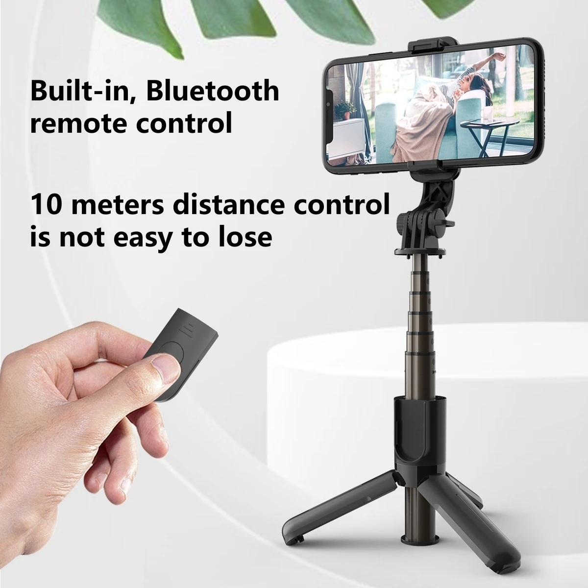 Selfie Stick Wireless Selfie Stick Tripod Stand Foldable Monopod For Gopro Action Cameras Smartphones Balance Steady Shooting Live