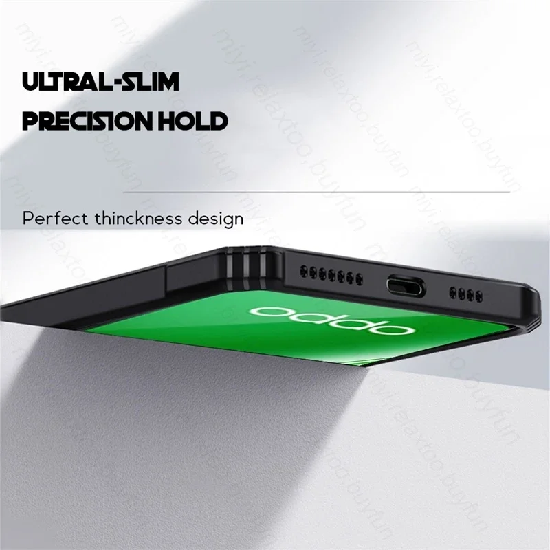 Transparent Acrylic Back Cover with Magnetic Holder Ring - Shockproof Case