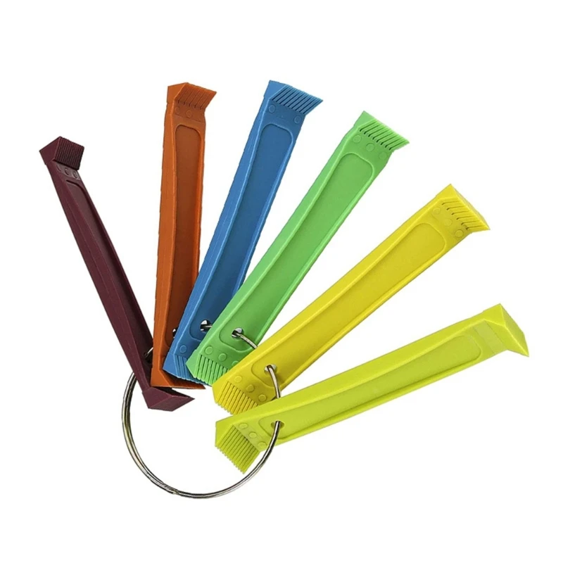 6Pcs Plastic Fin Coil Comb Radiators Fin Condenser Set for Straighten Evaporators Air Conditioner Fin Comb Drop Shipping