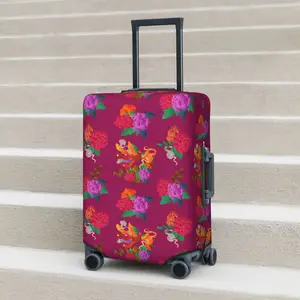 Spring New Arrival Flower Print Suitcase Cover Chinese Style Holiday Cruise Trip Fun Luggage Accesories Protector