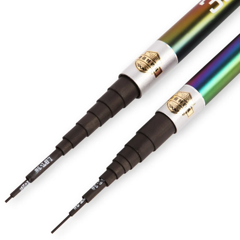 울트라 라이트 폴 잉어 새로운 스트림 낚싯대 탄소 섬유 텔레스코픽 낚싯대 3M4M5M6M7M8M 민물 낚싯대 여행