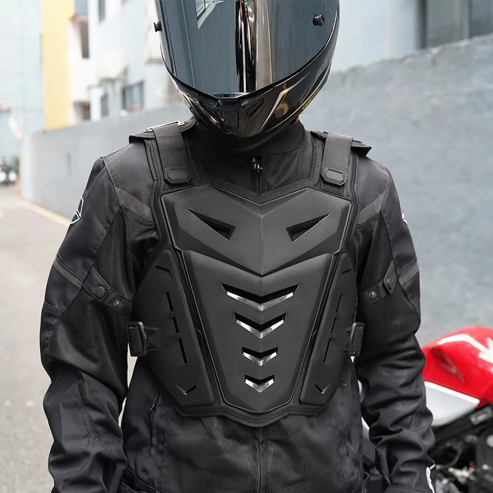 Men Motocross Armor Vest Motorbike Body Protection Bike Chest Back Protector Moto Equipment Women Motorcycle Armor All Season