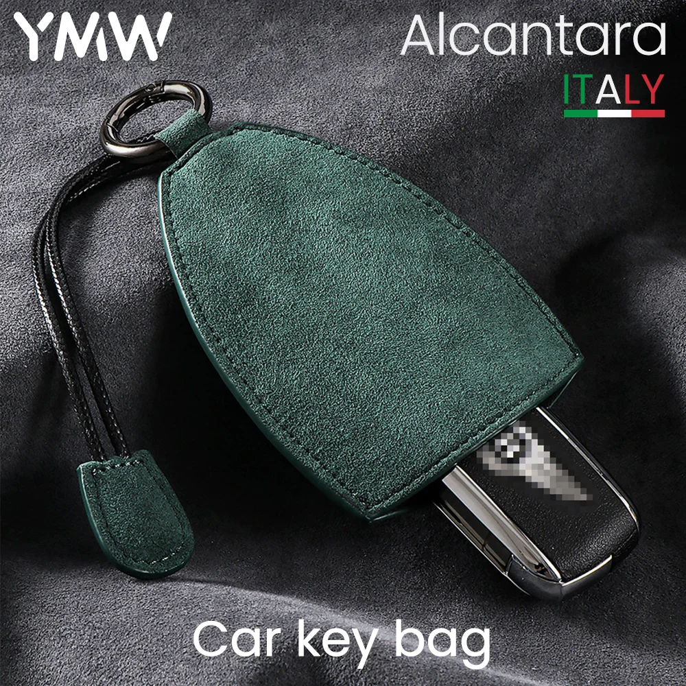 

Брелок для ключей YMW из алькантары, брелок для ключей, брелок для ключей из искусственной кожи для мужчин и женщин, подвесная пряжка
