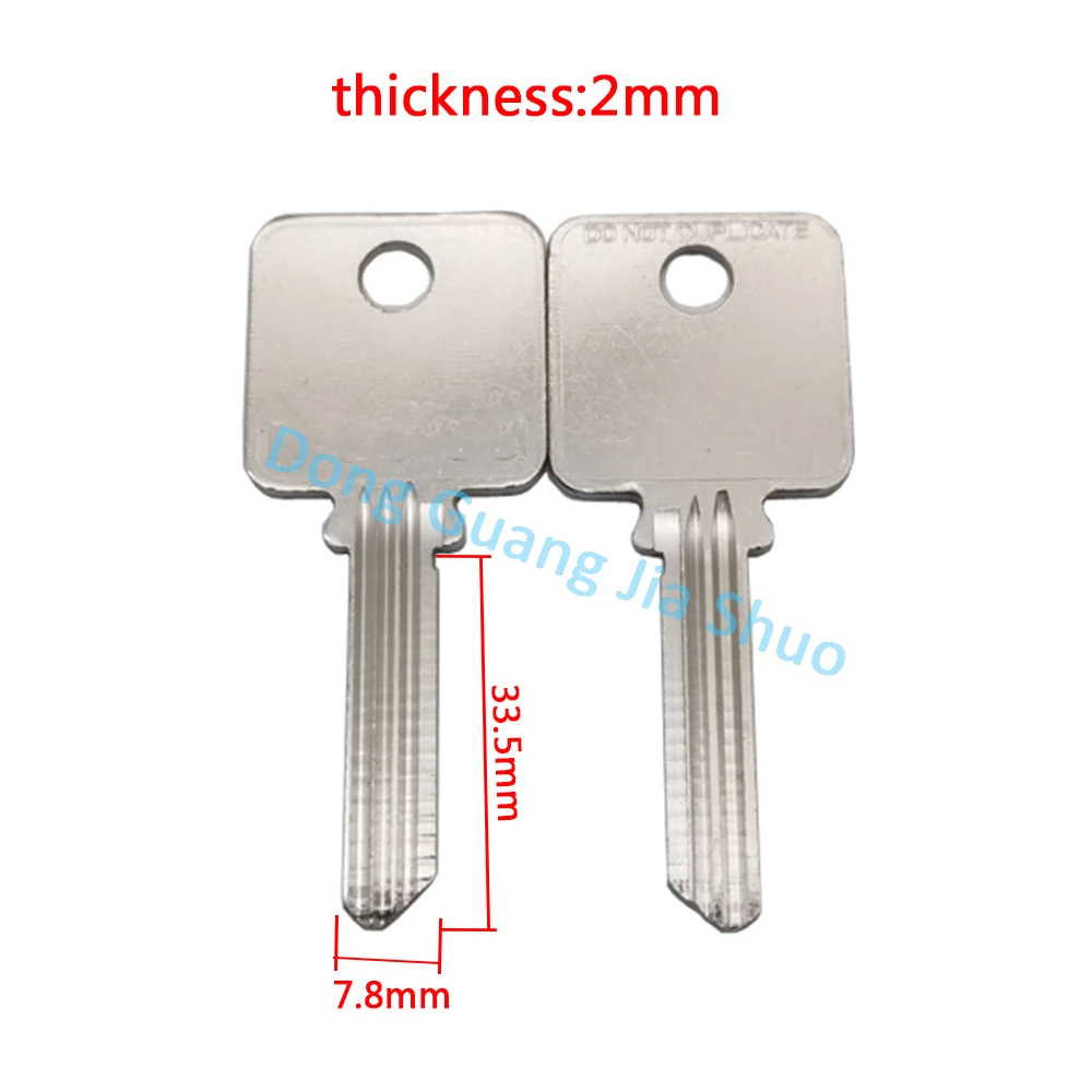 15PCS JS213 key blank door & house key blank Square multi-slot