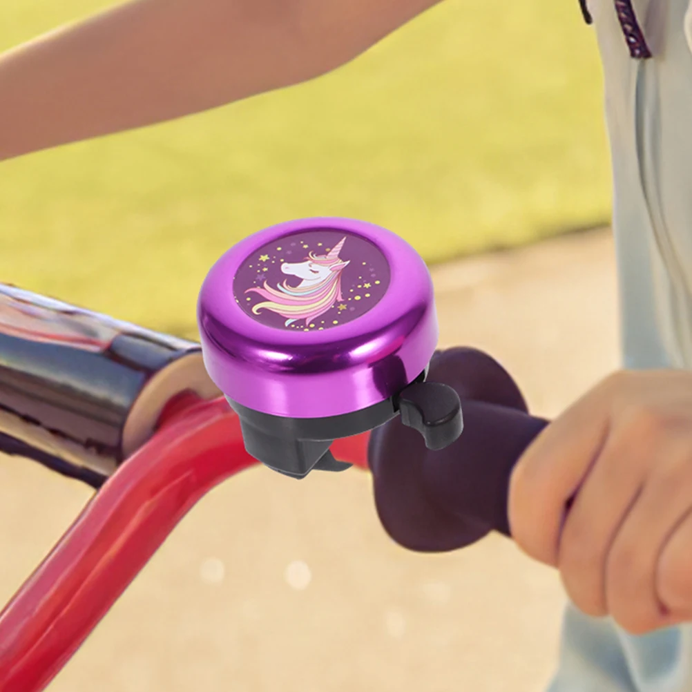 Bicycle Bell Bicycle Accessories 2 Pcs Clear Handlebar Bell for Kids Bike Classic Ring Cute Bells Warning Girl Child Ring Bell Safety Cycling Accessories