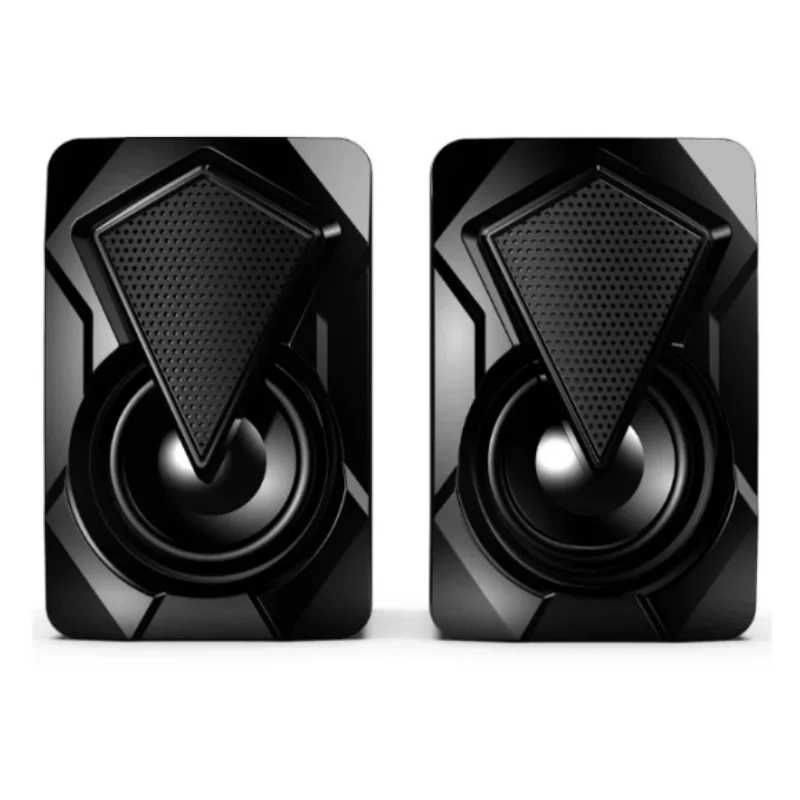 X2 미니 멀티미디어 데스크탑 컴퓨터 스피커 RGB 화려한 USB 유선 베이스 캐논 (가정용)