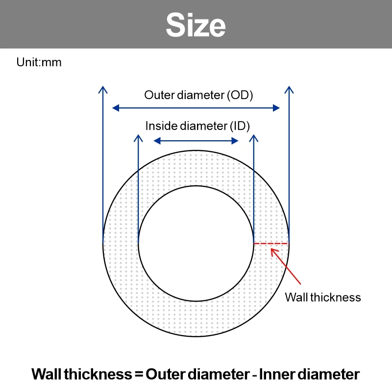 Premium Food-Grade Black Flexible Silicone Rubber Hose - Multiple Inner Diameters Available