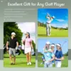 Foldable Golf Divot Repair Tool with Golf Ball Tool Pitch Groove Cleaner Golf Accessories Putting Green Fork Golf Training Aids 4