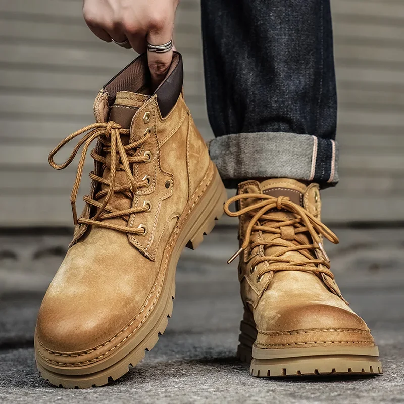 Leather Hiking Boots 6
