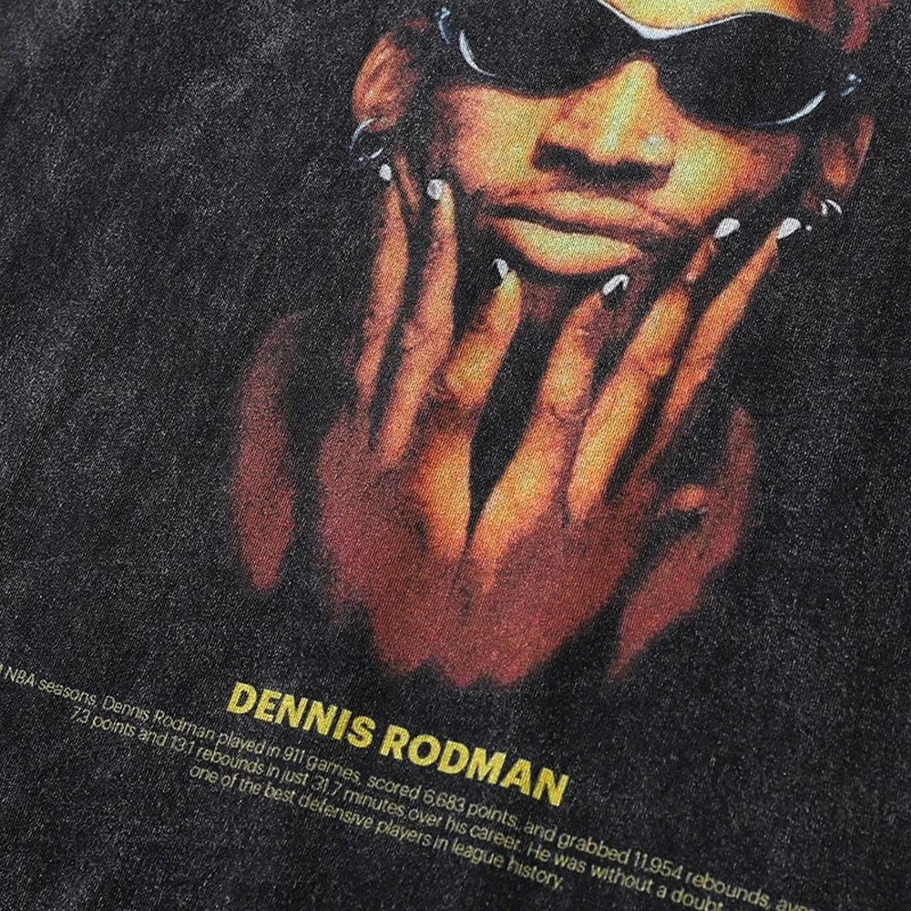 Dennis Rodman Headshot by Nba Photos