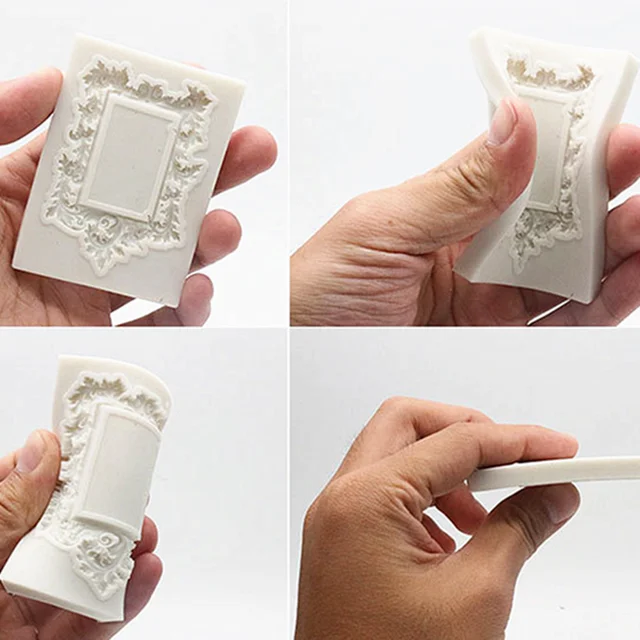 Szilikon Penész Kis Virágkeret Torta Csipke Dekorációs Kellékek Barkácscsokoládé Tészta Fondant Formák Gyanta Konyhai Sütőszerszám - Image 4