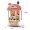 Mini Automatic Doll Machine Toy for Kids Mini Cartoon Astronaut Play Game Claw Crane Machines with Light Music Children Toy Gift 6