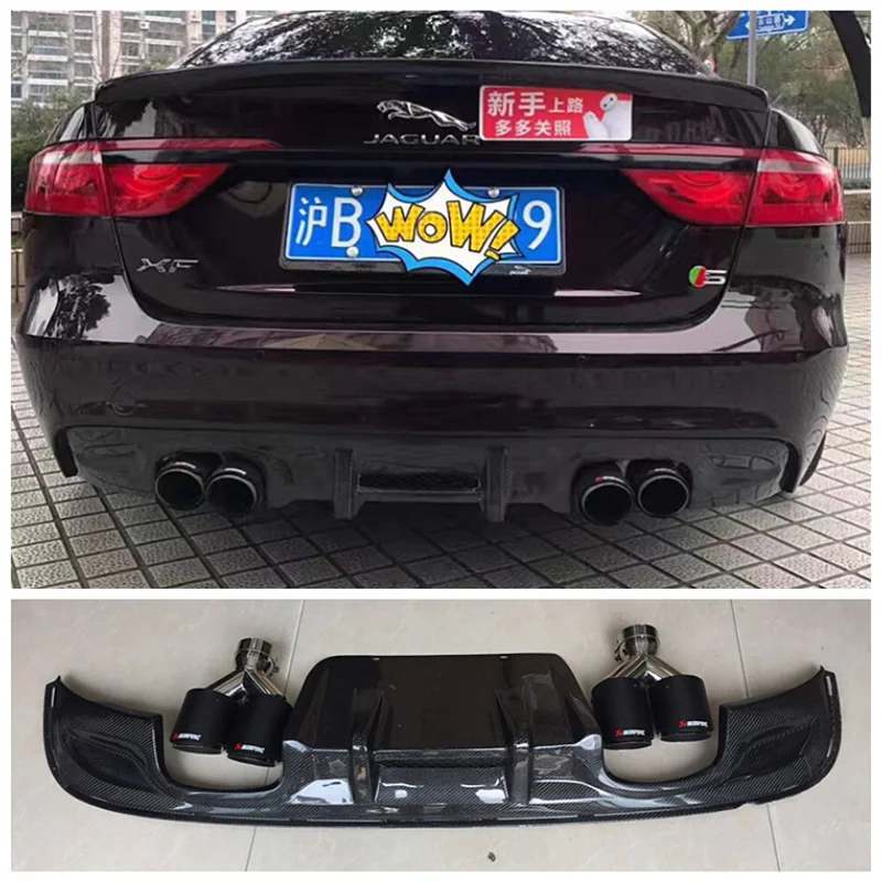

Задний диффузор для Jaguar XF 2016 2017 2018 из углеродного волокна