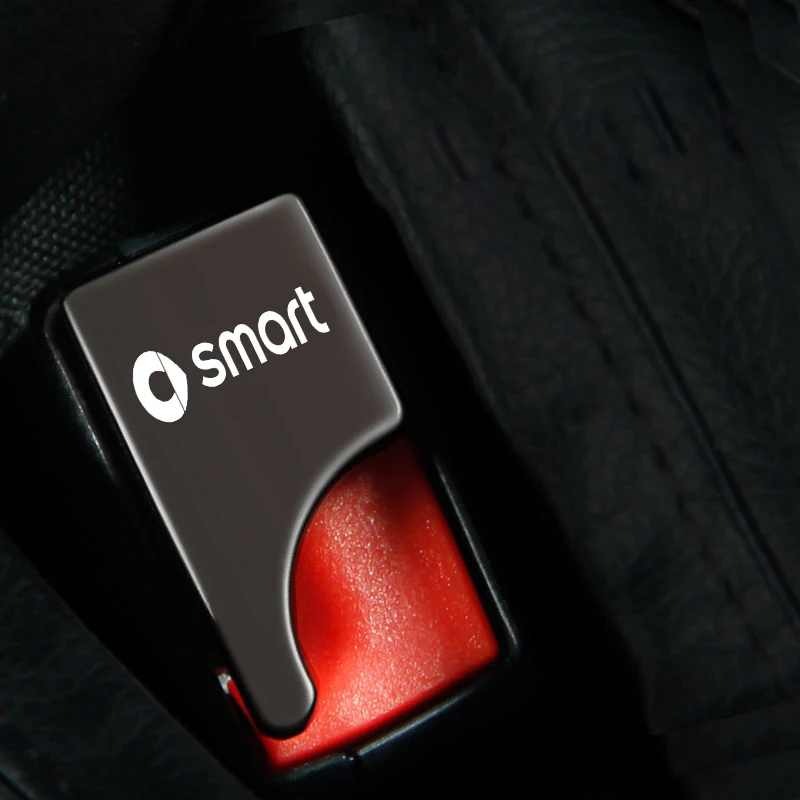 For Smart 453 451 450 Car Styling Safety Belt Buckles Car Seat Alarm Canceler Stopper Plug